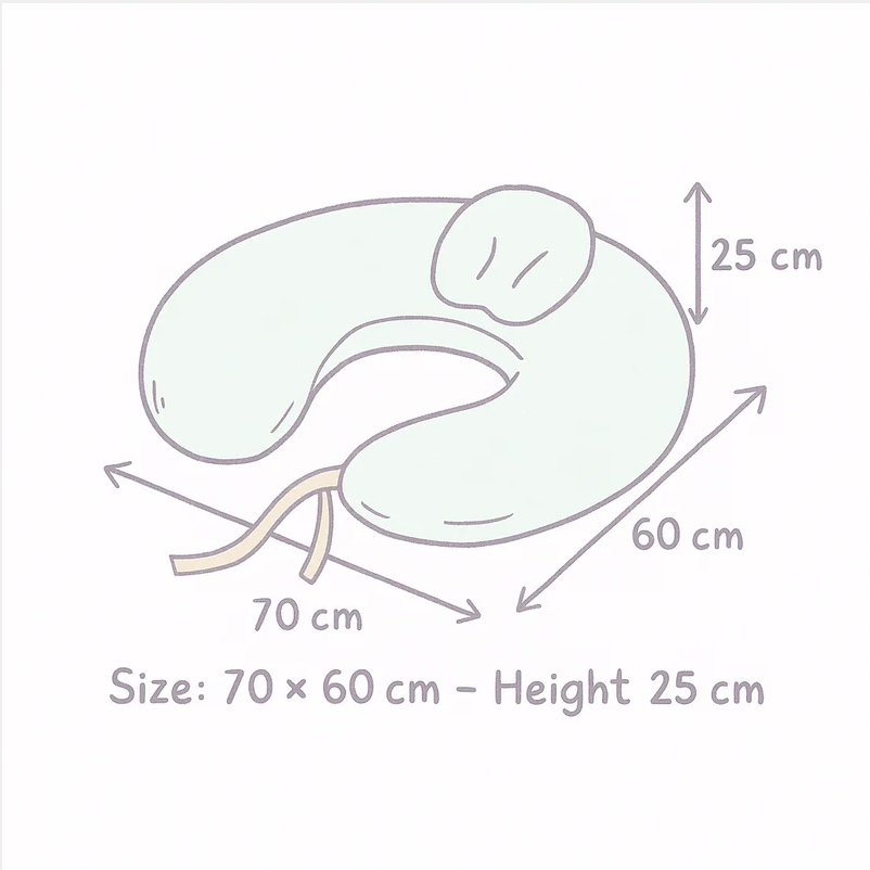 Nursing Pillow – Sky Blue