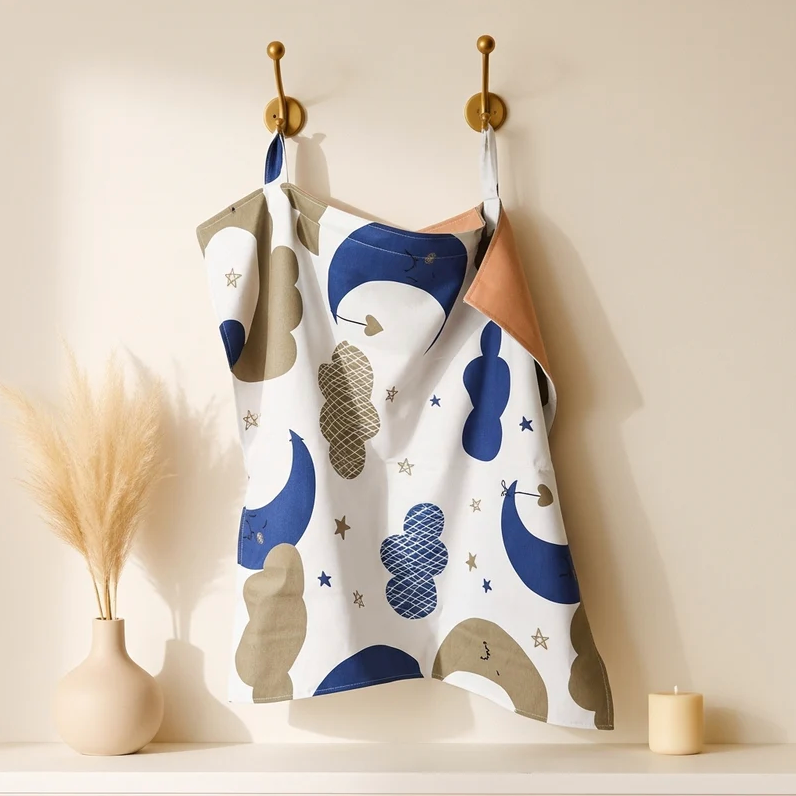 Nursing Cover - Terracotta Cloud