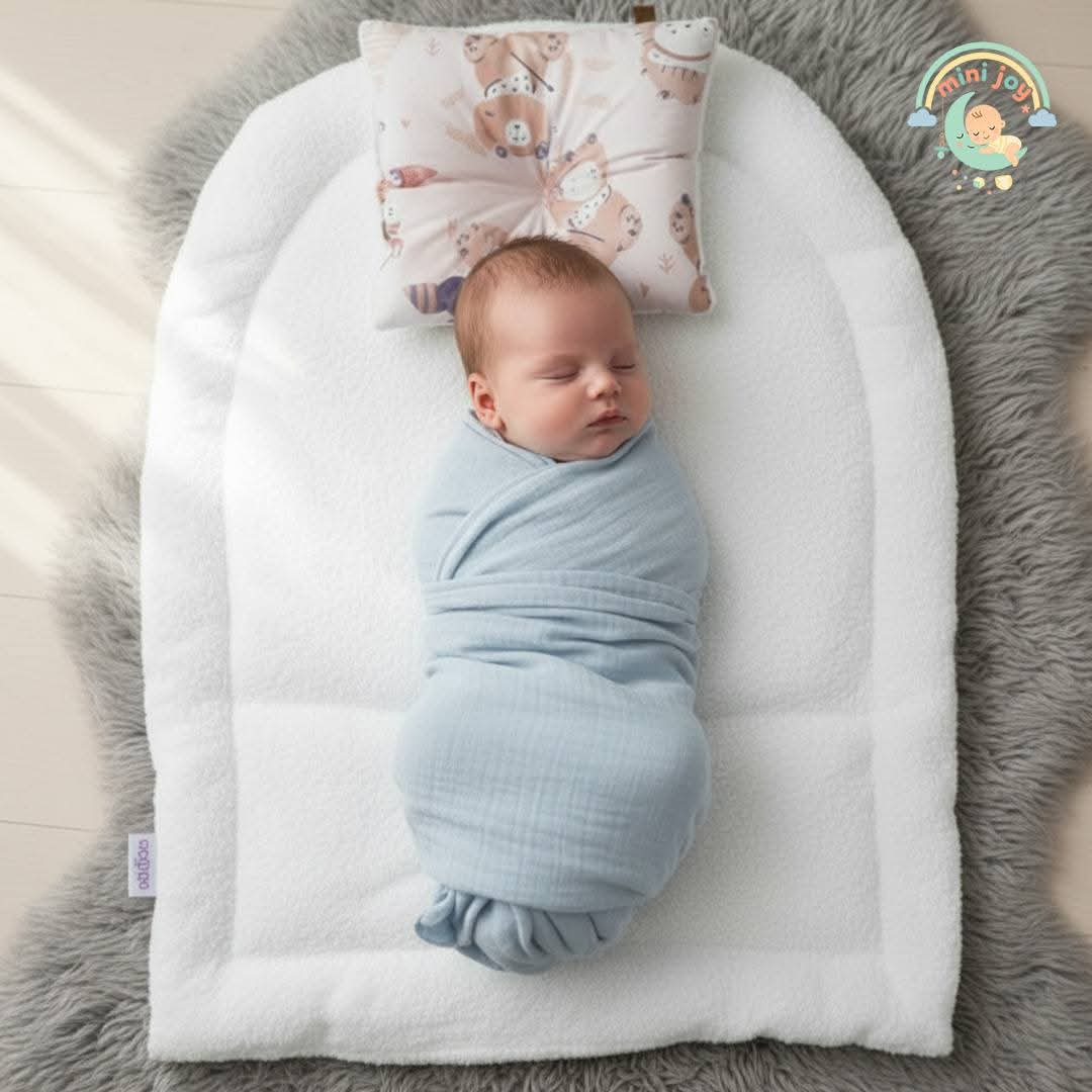 Pink Cloud & Rainbow Baby Changing Mat