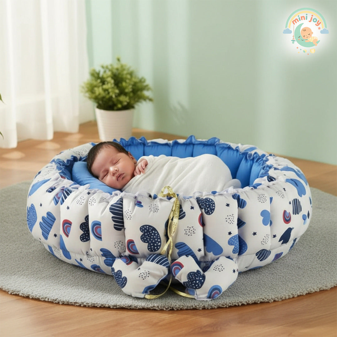 Circular Baby Nest - Dreamy Night Sky