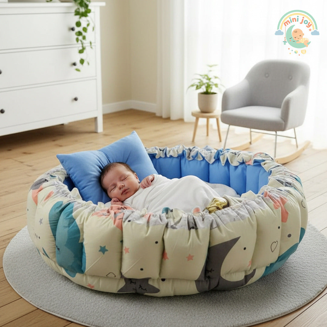 Circular Baby Nest – The Blue Cloud