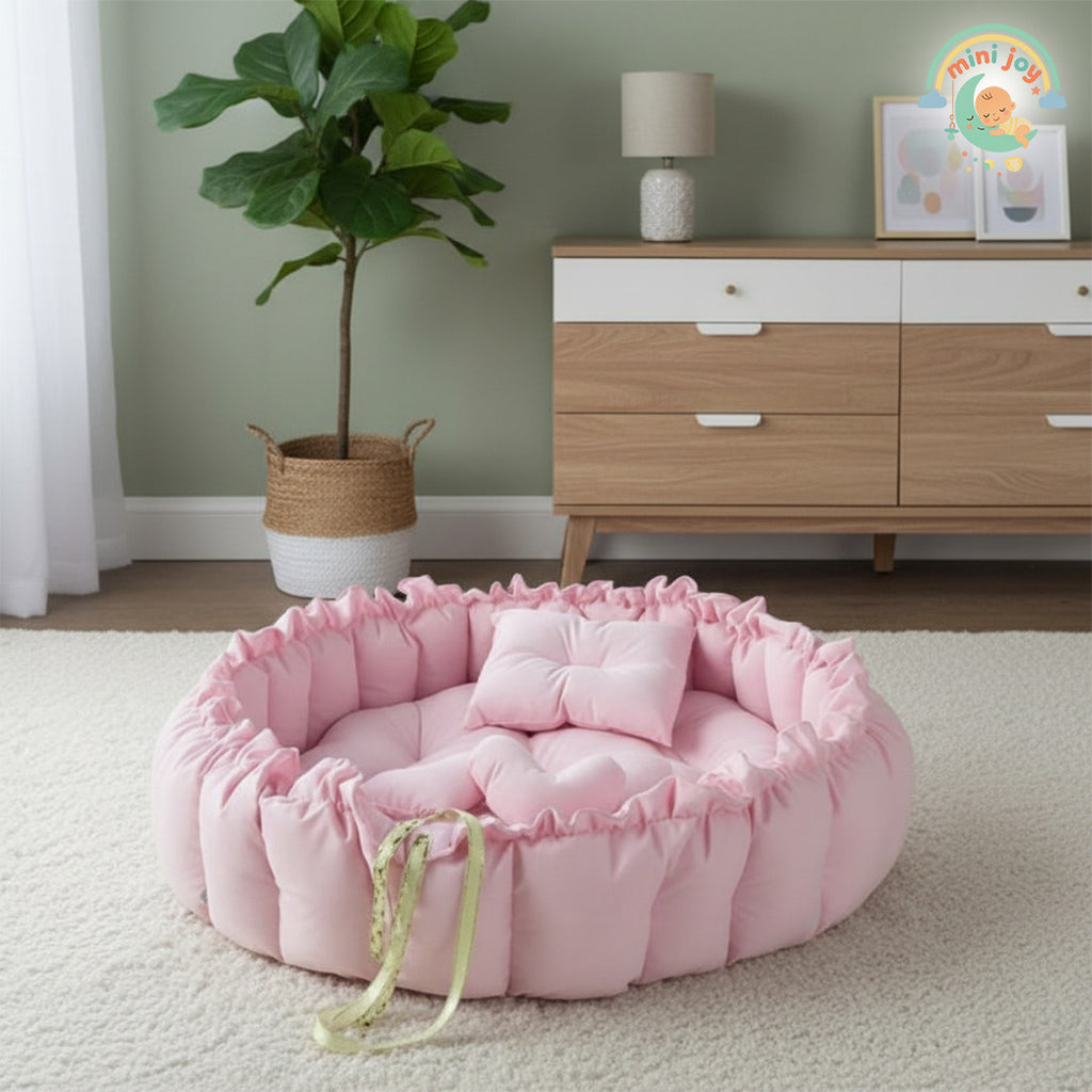 Circular Baby Nest – Pink