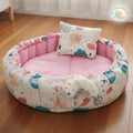 Circular Baby Nest - Cloudy Pink