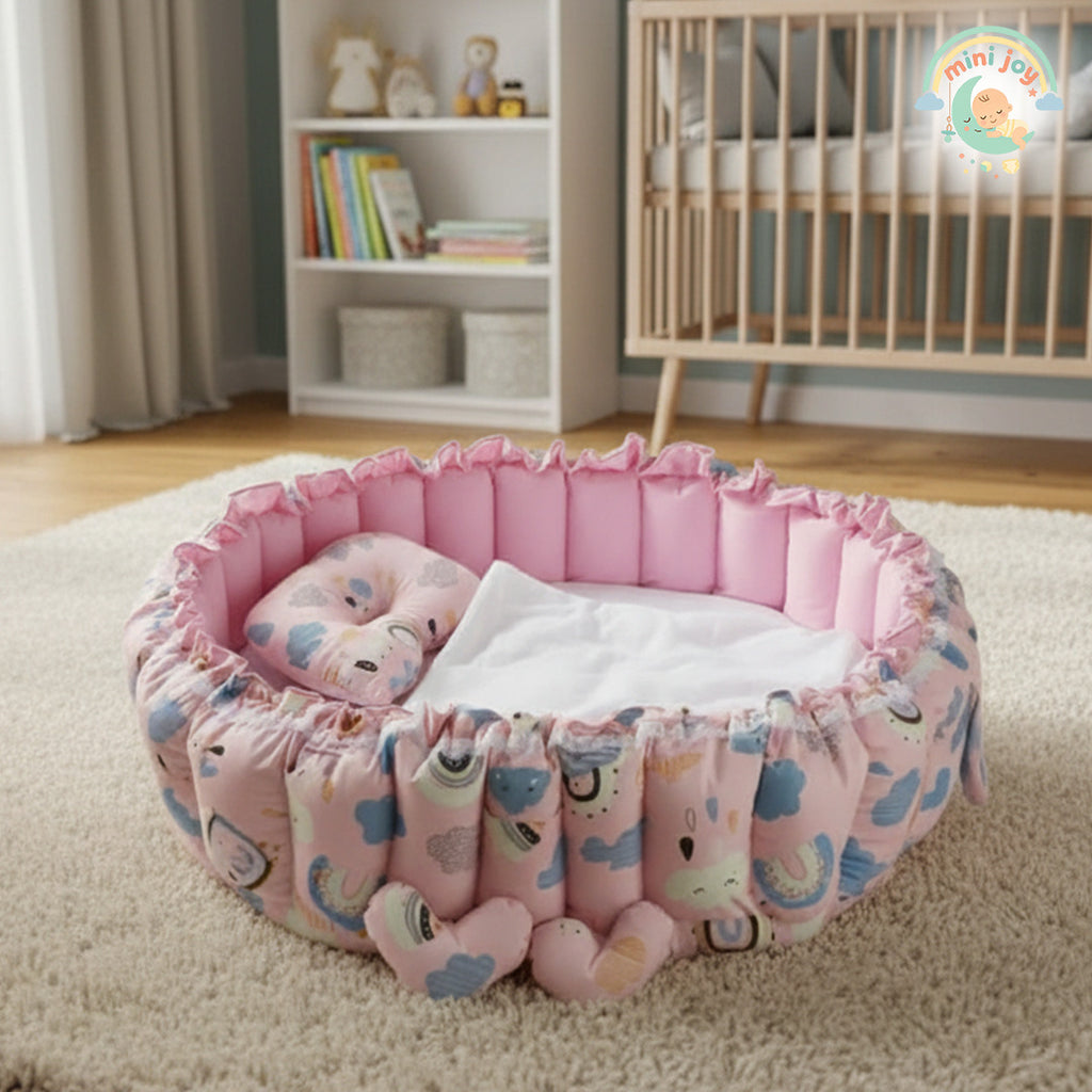 Circular Baby Nest - Dreamy Pink