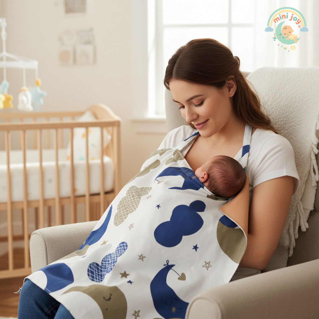 Nursing Cover - Terracotta Cloud