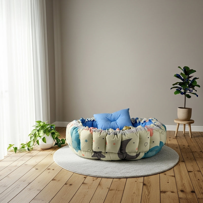 Circular Baby Nest – The Blue Cloud