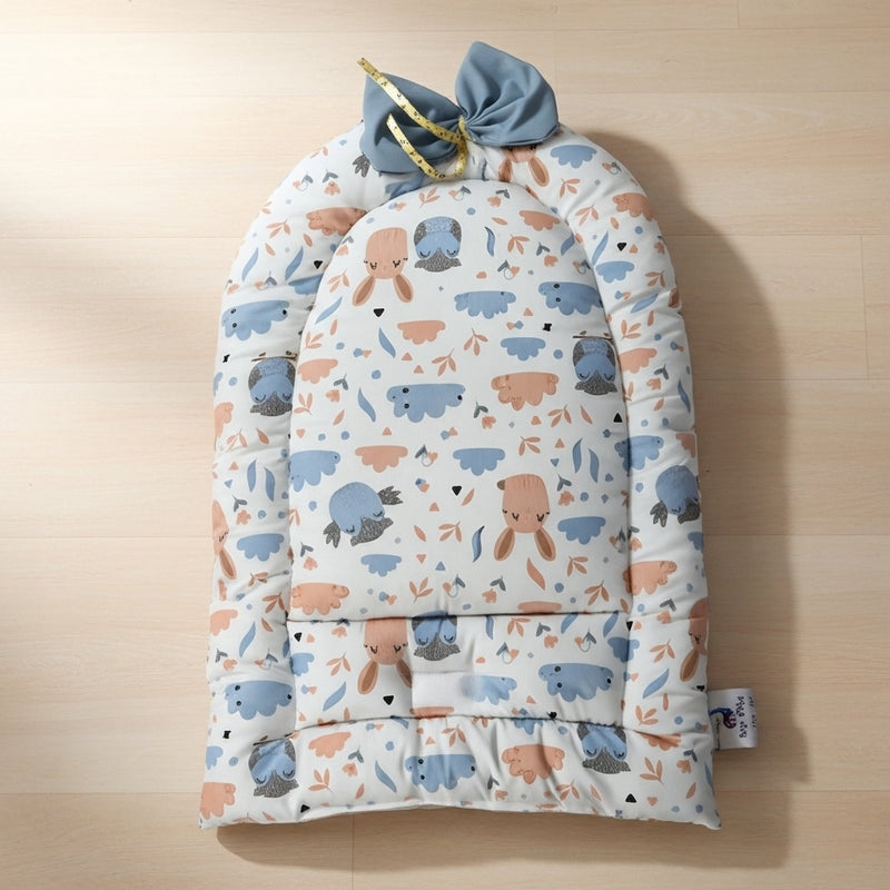 Pink Cloud & Rainbow Baby Changing Mat