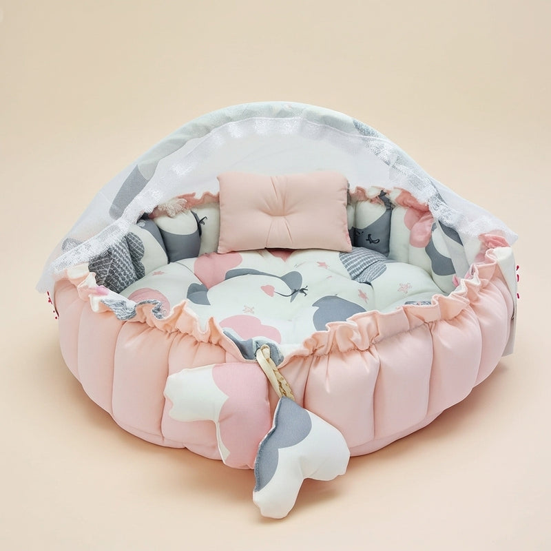 Circular Baby Nest – Rose Cloud